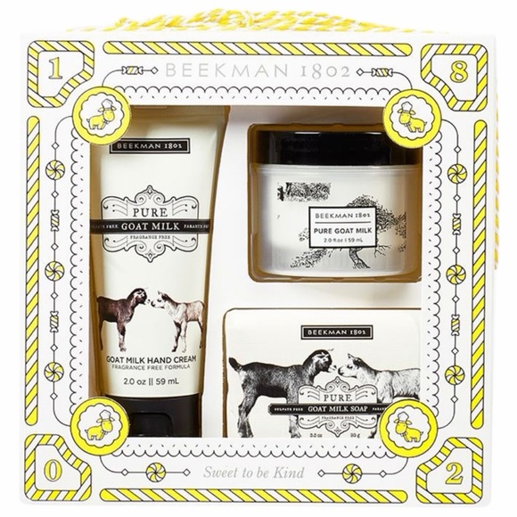 Beekman 1802 Other - Beekman 1802 Pure Goat Milk Skincare Gift Set Hand Cream Soap Body Cream NWOT